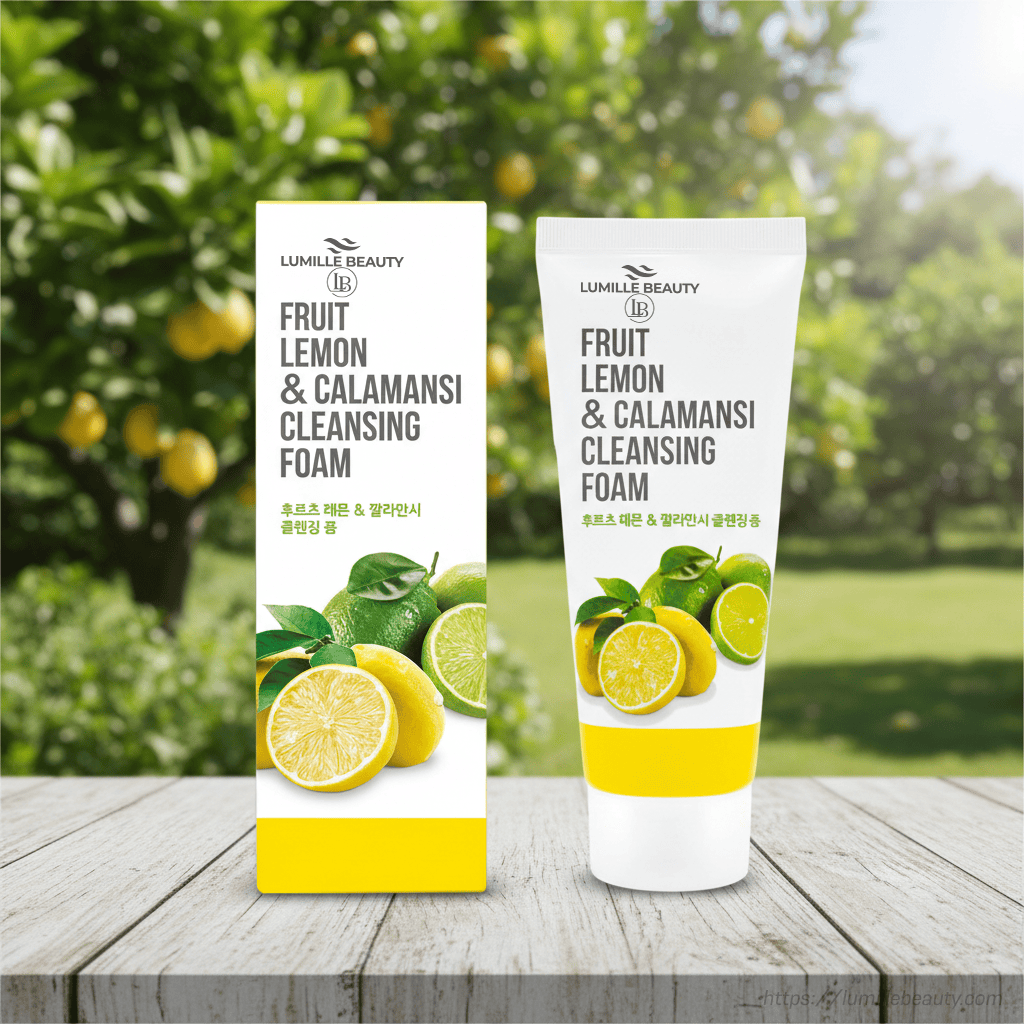 Fruit Lemon & Calamansi Cleansing Foam 100ml 1