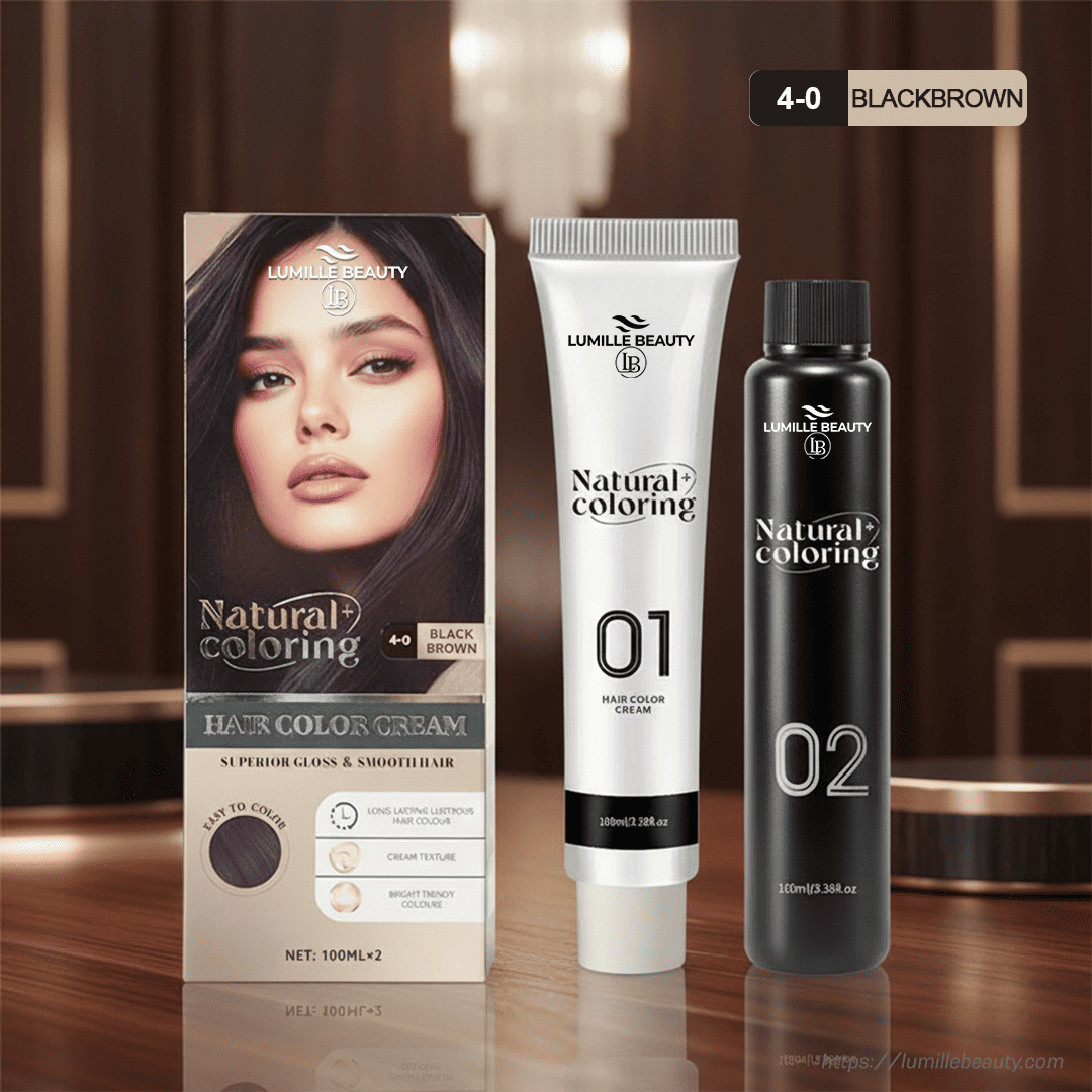 Natural Coloring Hair Color Cream – Black Brown 1