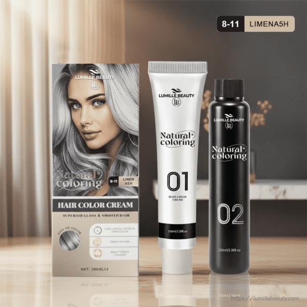 Natural Coloring Hair Color Cream – Linen Ash