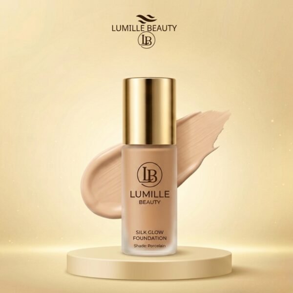 Silk Glow Foundation –  Shade Porcelain  | Lightweight & Hydrating