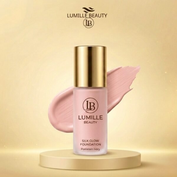 Silk Glow Foundation – Porcelain Ivory | Lightweight & Hydrating